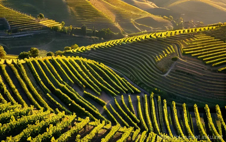 선셋포인트 드론 촬영 - **Alentejo's Fiery Sky over Cork Oaks:**
    A wide aerial view from a drone capturing the expansive...