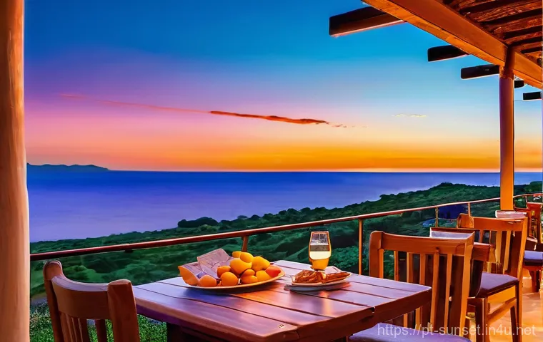 선셋포인트 도시의 일몰 - **A breathtaking panoramic view of Sunset Point at dusk.** The sky is a symphony of vibrant colors, ...