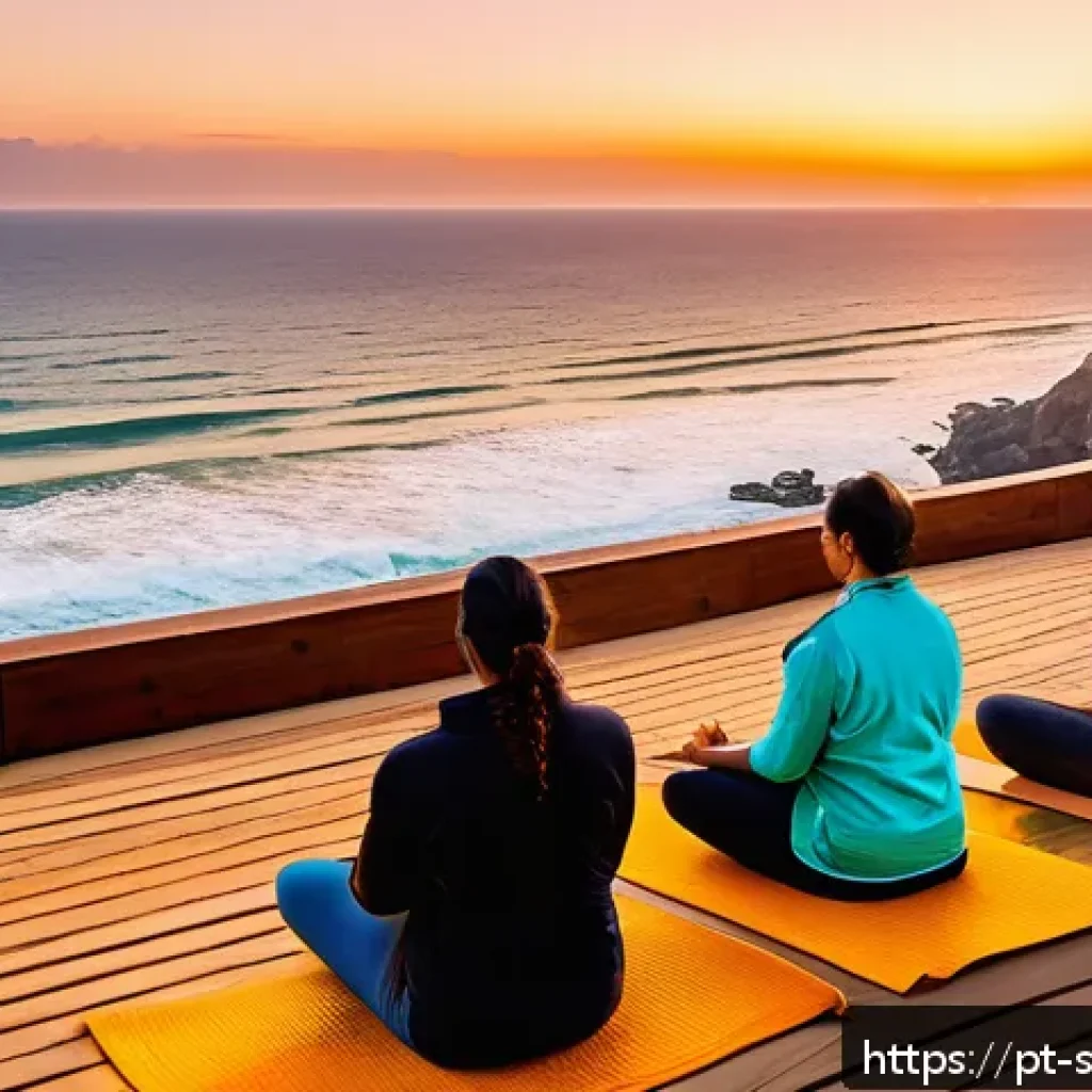 선셋포인트 휴양지 - A breathtaking panoramic view of Sunset Point at golden hour, featuring a vast ocean horizon bathed ...
