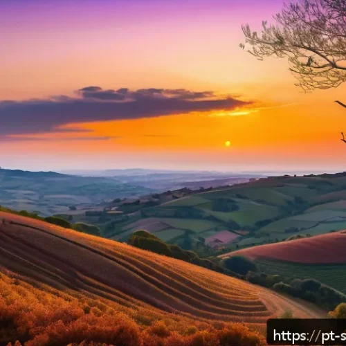 Home 33 선셋포인트 언덕에서의 일몰 - A breathtaking sunset view from a high vantage point at a scenic lookout called Sunset Point, featur...
